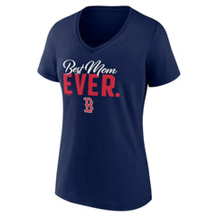 Boston Red Sox Fanatics Women's Mother's Day V-Neck T-Shirt - Navy T-shirts
