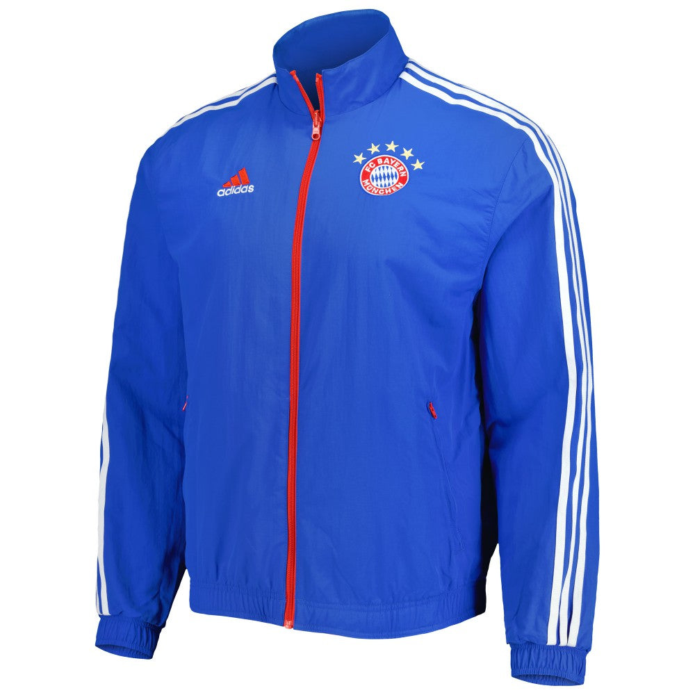 Bayern Munich 2022/23 On-Field Team Logo Anthem Reversible Full-Zip Jacket Blue - Adidas for sale