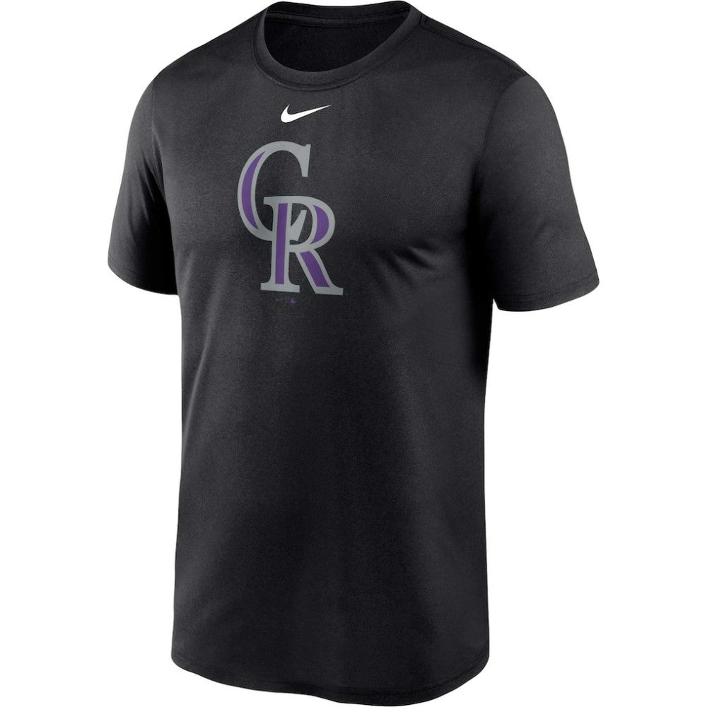Colorado Rockies Nike Big & Tall Logo Legend Performance T-Shirt - Black T-shirts