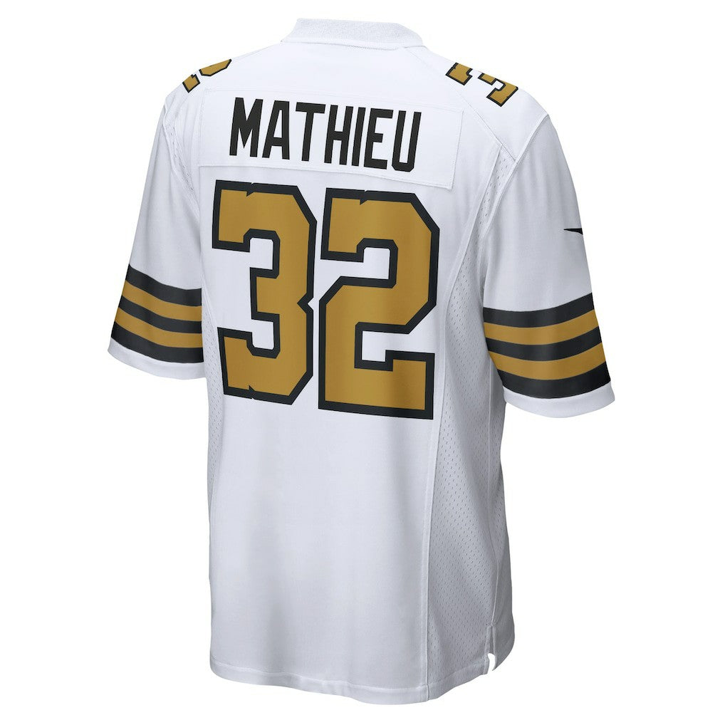 Tyrann Mathieu New Orleans Saints Alternate Game Jersey - White Jerseys
