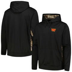Washington Commanders Dunbrooke Logo Ranger Pullover Hoodie - Black/Realtree Camo Hoodies