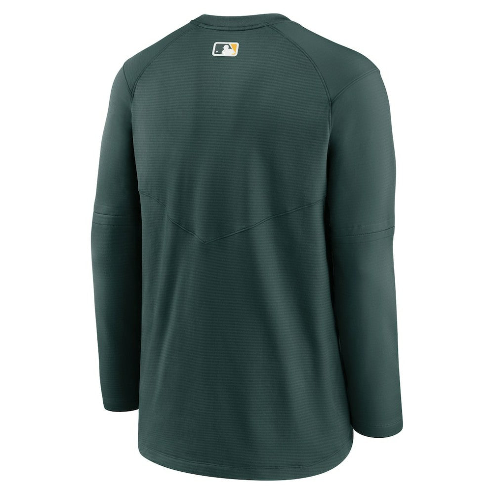 Athletics Nike Authentic Collection Logo Performance Long Sleeve T-Shirt - Green T-shirts