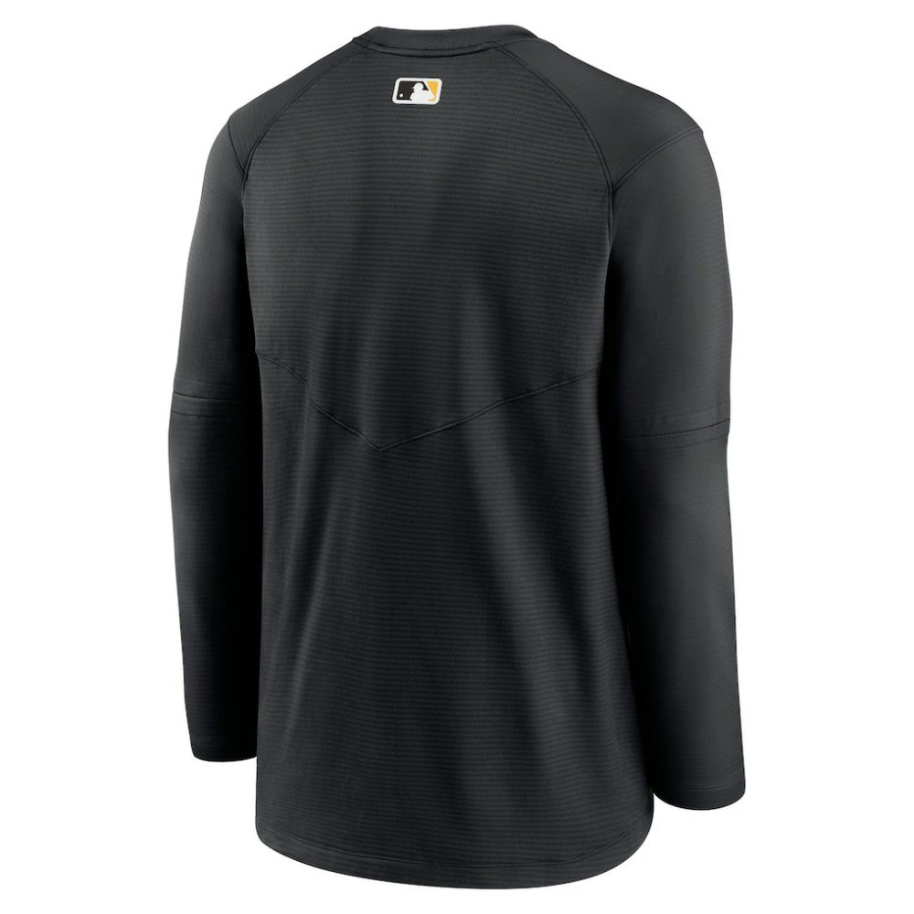 Pittsburgh Pirates Nike Authentic Collection Logo Performance Long Sleeve T-Shirt - Black T-shirts