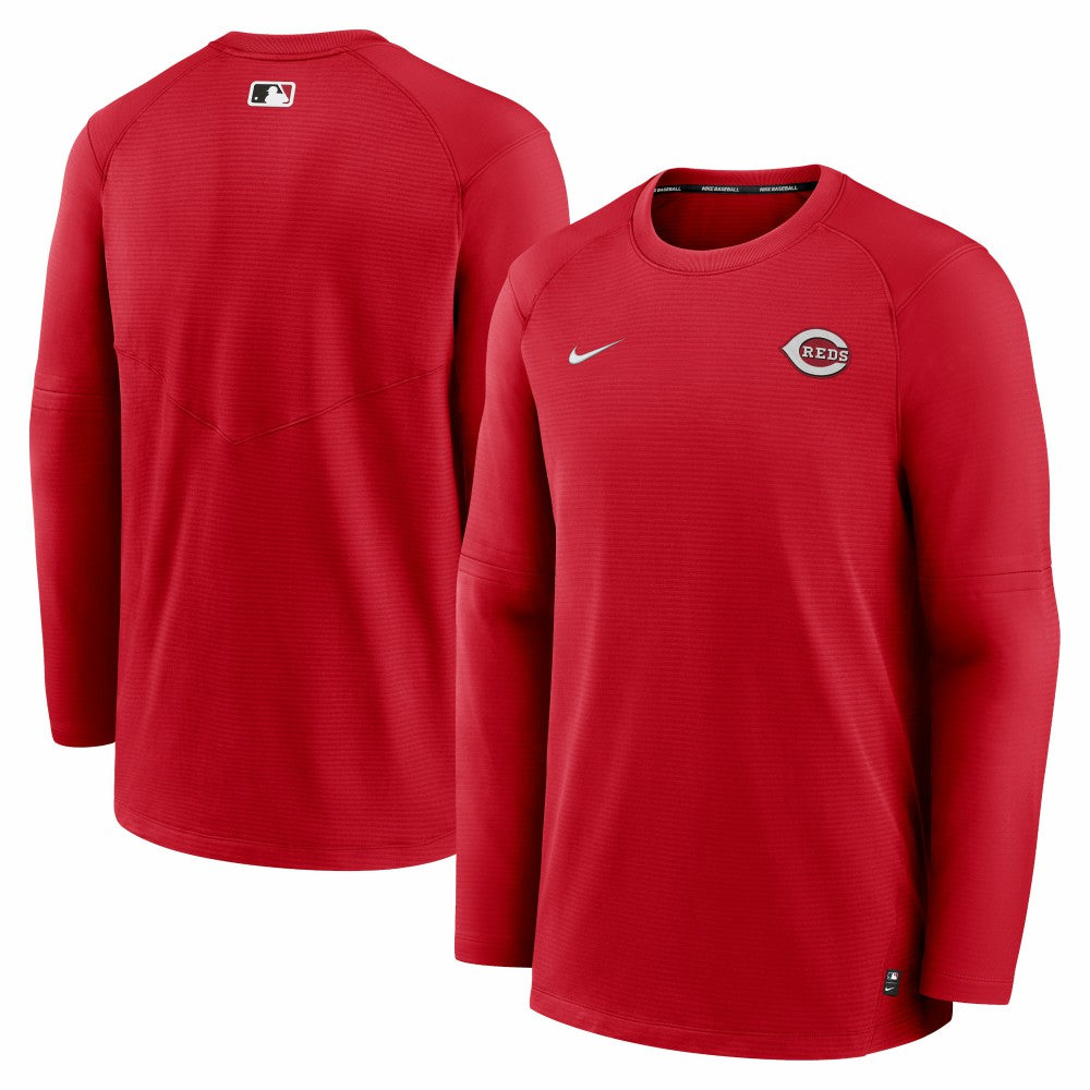 Cincinnati Reds Nike Authentic Collection Logo Performance Long Sleeve T-Shirt - Red T-shirts
