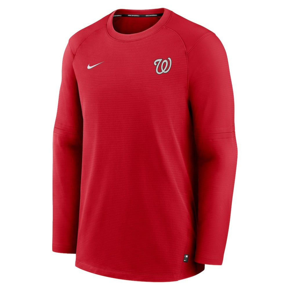 Washington Nationals Nike Authentic Collection Logo Performance Long Sleeve T-Shirt - Red T-shirts