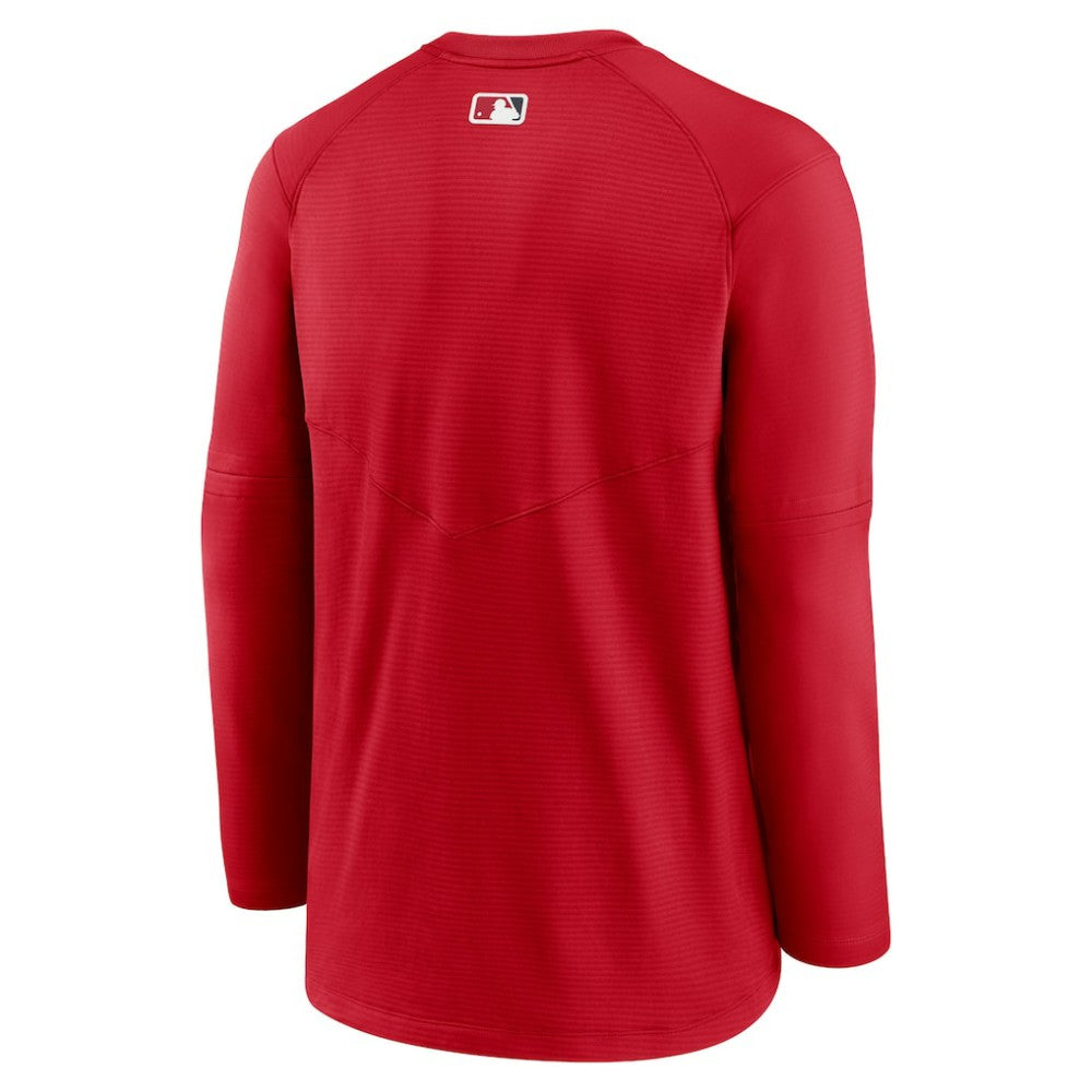 Washington Nationals Nike Authentic Collection Logo Performance Long Sleeve T-Shirt - Red T-shirts