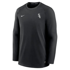 Chicago White Sox Nike Authentic Collection Logo Performance Long Sleeve T-Shirt - Black T-shirts