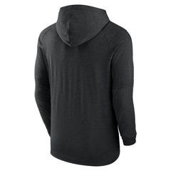 Baltimore Orioles Nike Authentic Collection Lightweight Dri-FIT Hooded Pullover - Heather Black Pullover