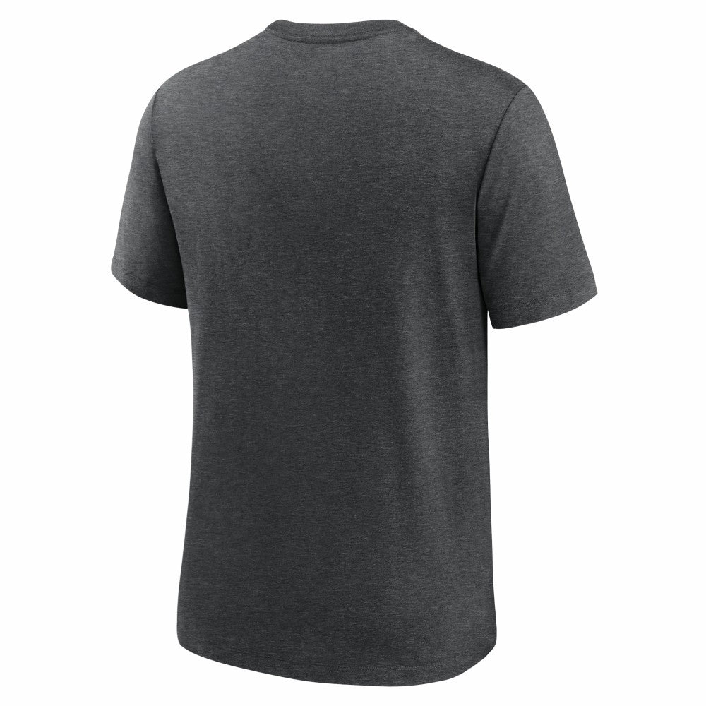 Milwaukee Brewers Nike Authentic Collection Early Work Tri-Blend Performance T-Shirt - Heather Charcoal T-shirts