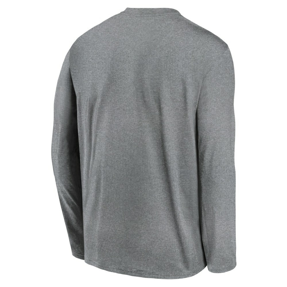 San Francisco Giants Nike Authentic Collection Team Logo Legend Performance Long Sleeve T-Shirt - Heather Gray T-shirts