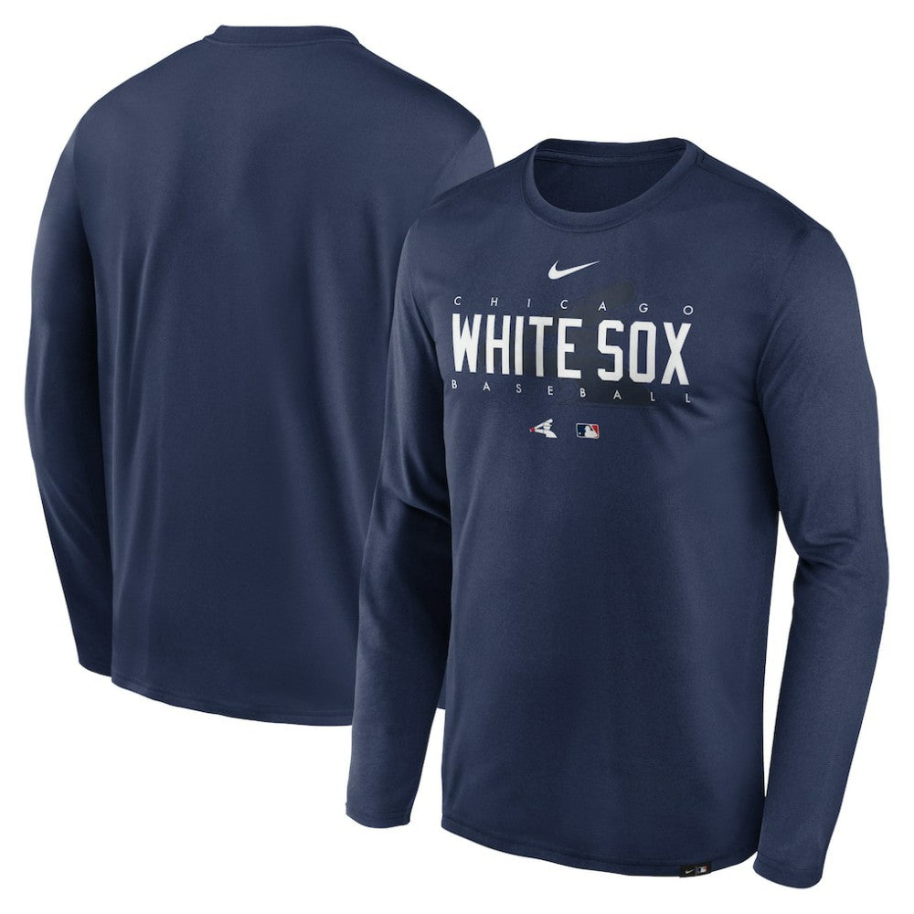Chicago White Sox Nike Authentic Collection Team Logo Legend Performance Long Sleeve T-Shirt - Navy T-shirts