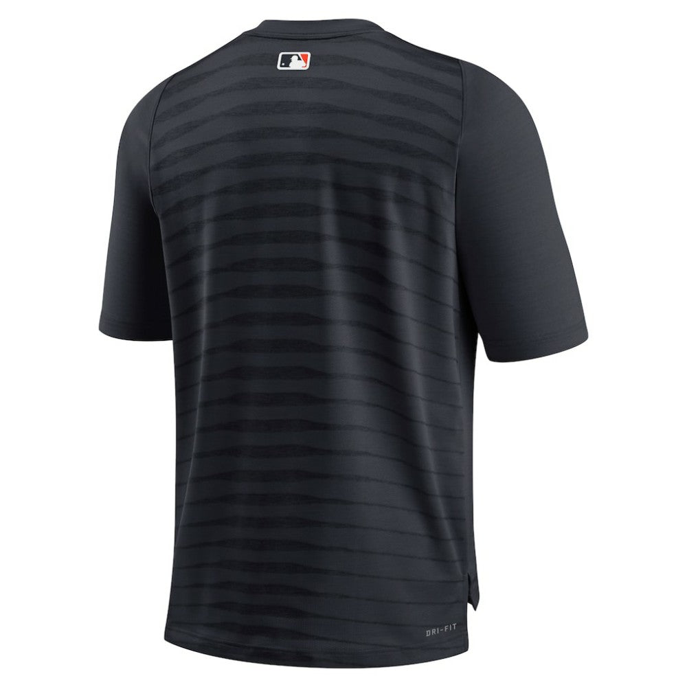 Detroit Tigers Nike Authentic Collection Pregame Raglan Performance V-Neck T-Shirt - Navy T-shirts