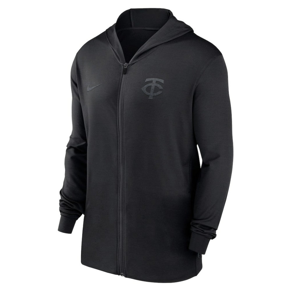 Minnesota Twins Nike Authentic Collection Travel Performance Lightweight Full-Zip Hoodie - Hoodies