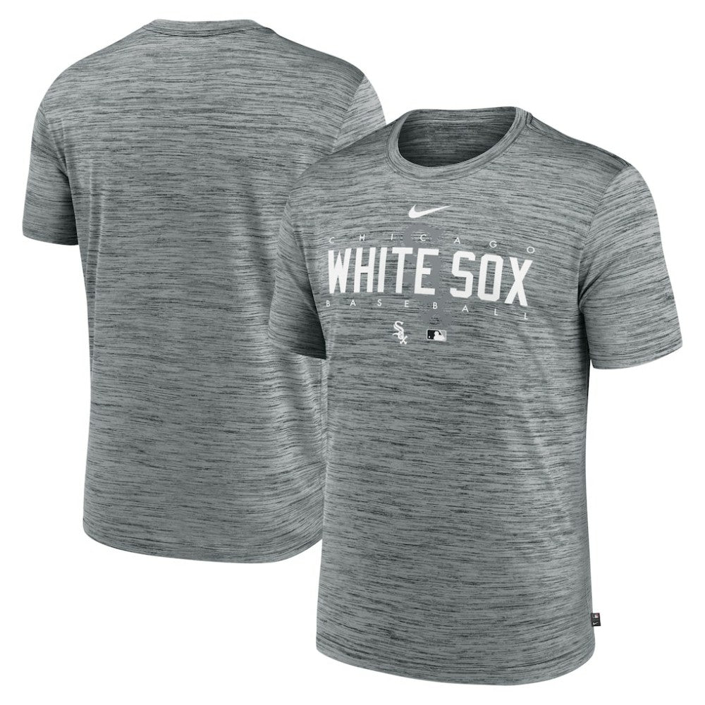 Chicago White Sox Nike Authentic Collection Velocity Performance Practice T-Shirt - Heather Gray T-shirts