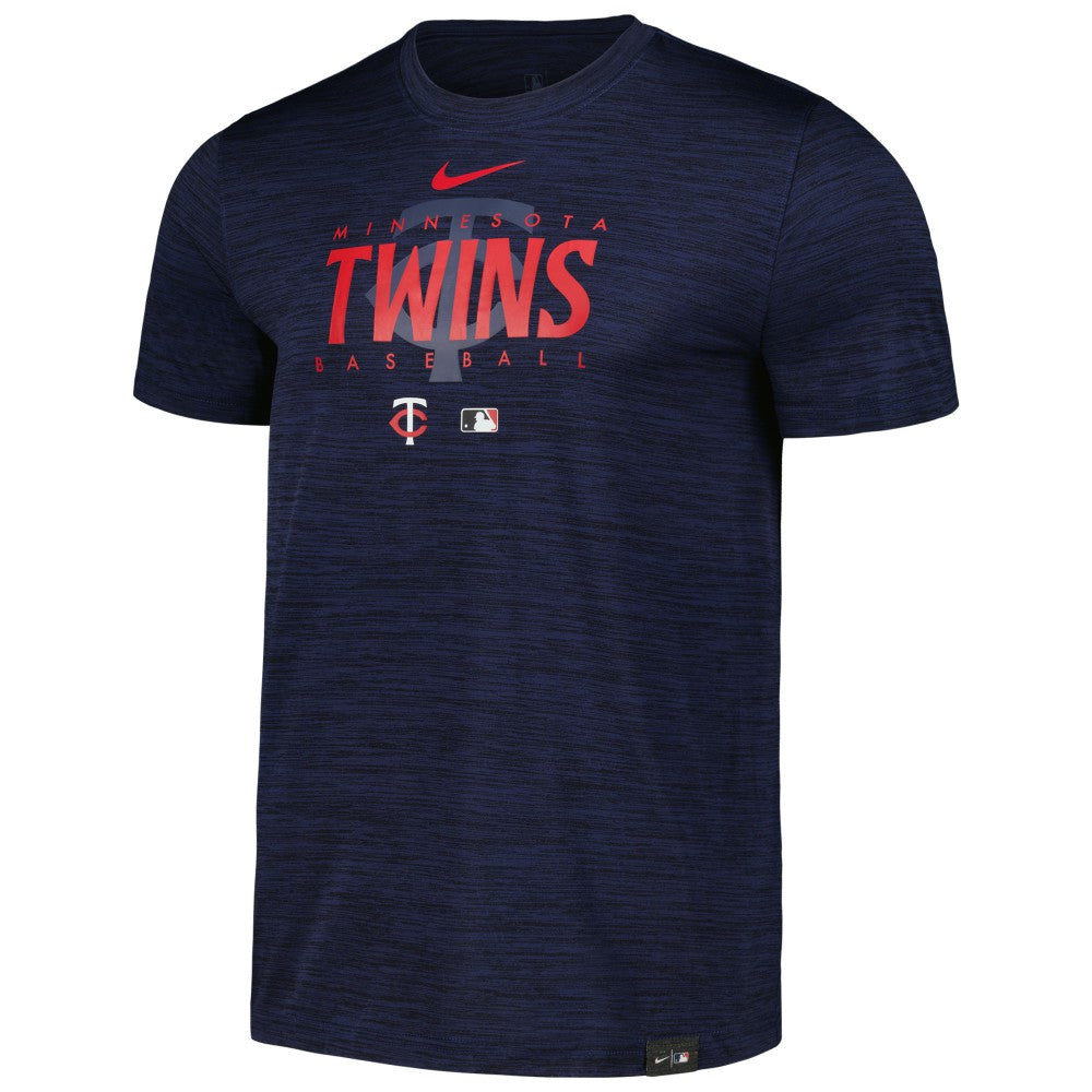 Minnesota Twins Nike Authentic Collection Velocity Performance Practice T-Shirt - Navy T-shirts