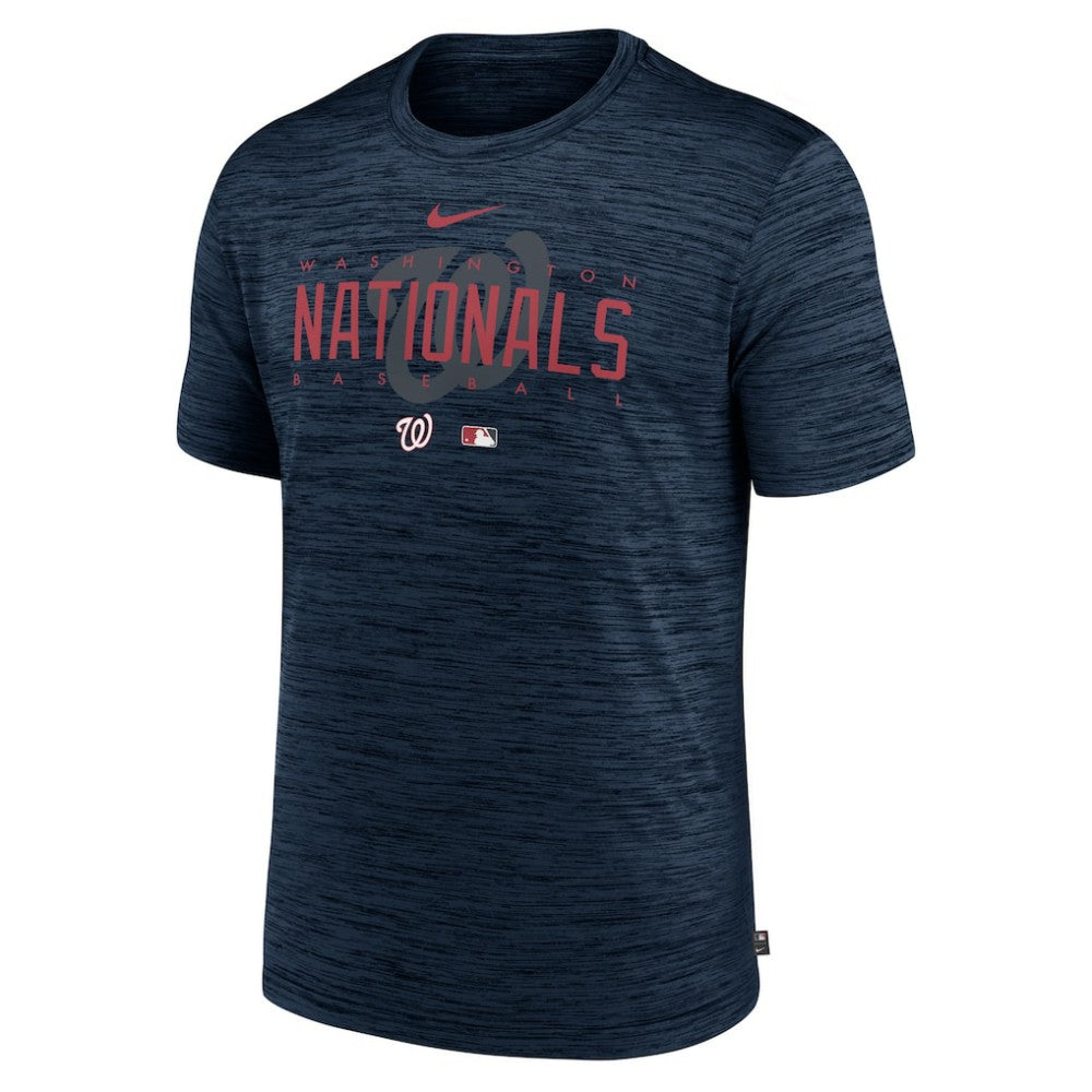 Washington Nationals Nike Authentic Collection Velocity Performance Practice T-Shirt - Navy T-shirts