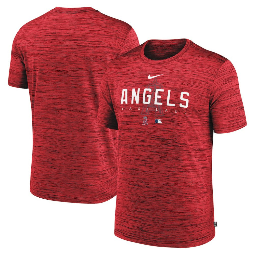 Los Angeles Angels Nike Authentic Collection Velocity Performance Practice T-Shirt - Red T-shirts