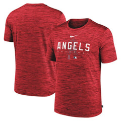 Los Angeles Angels Nike Authentic Collection Velocity Performance Practice T-Shirt - Red T-shirts
