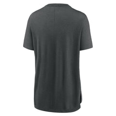 Minnesota Twins Nike Women's Authentic Collection Early Work Tri-Blend T-Shirt - Heather Charcoal T-shirts