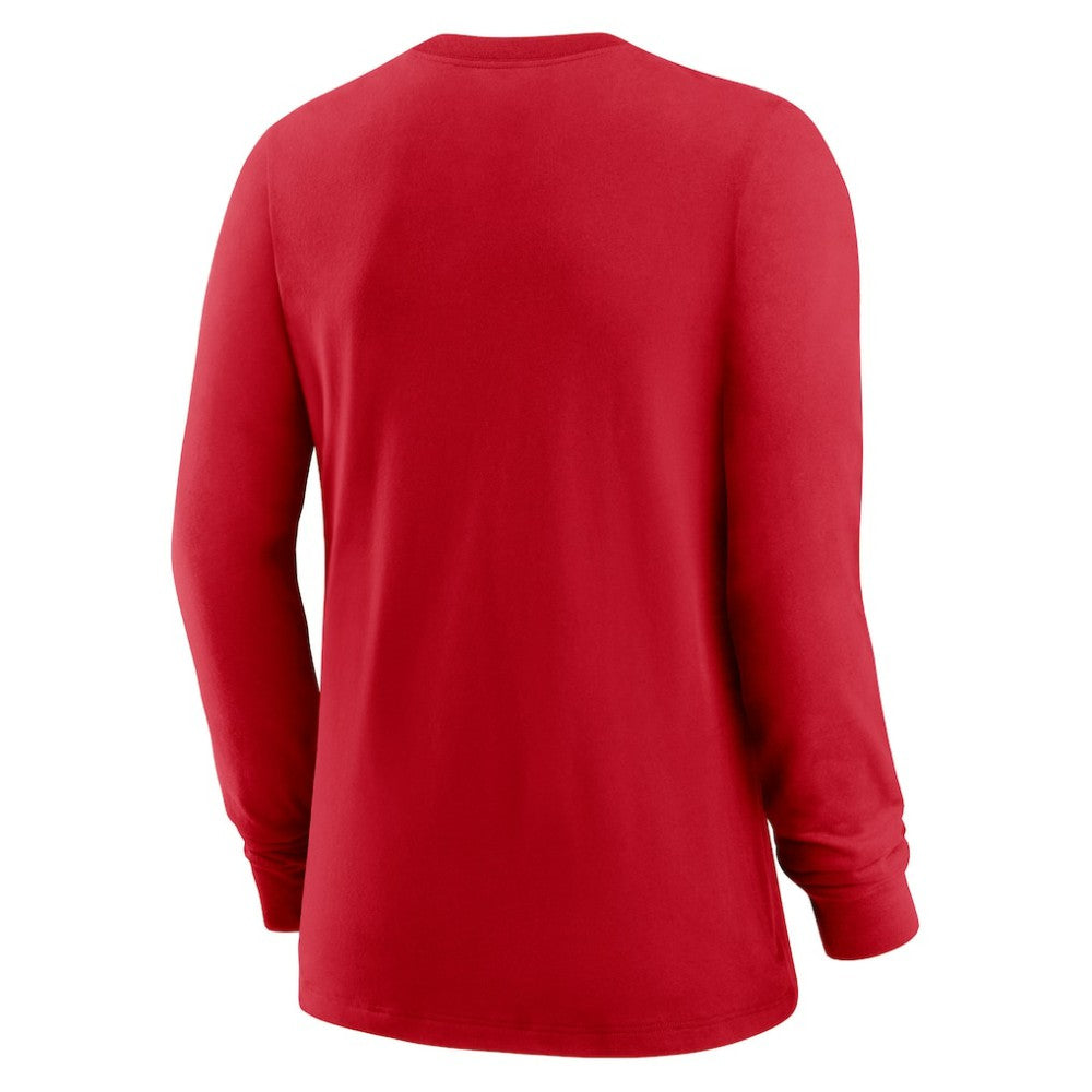 Washington Nationals Nike Women's Authentic Collection Legend Performance Long Sleeve T-Shirt - Red T-shirts