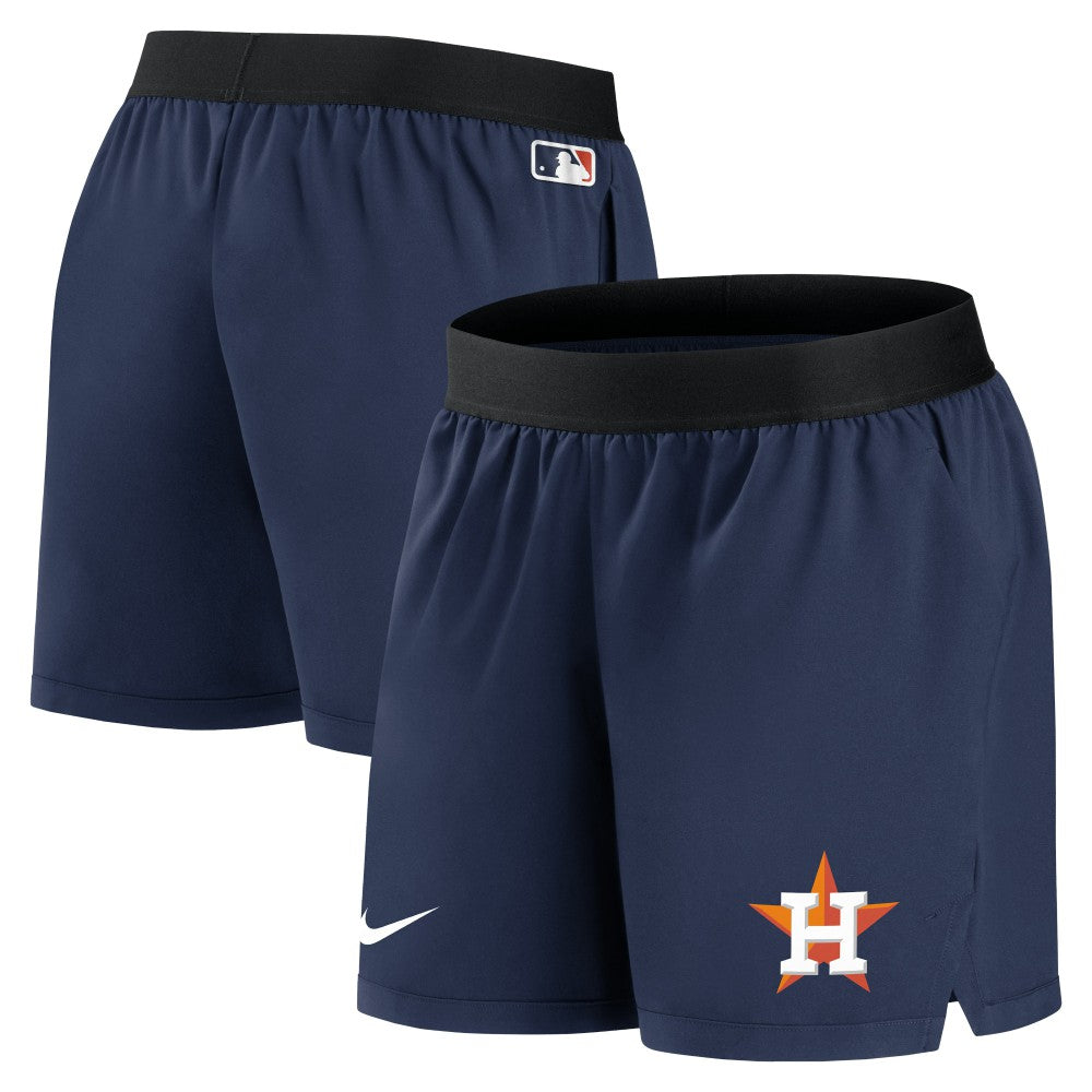 Houston Astros Nike Women's Authentic Collection Team Performance Shorts - Navy Shorts