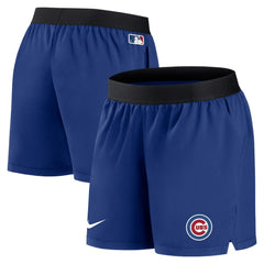 Chicago Cubs Nike Women's Authentic Collection Team Performance Shorts - Royal Shorts