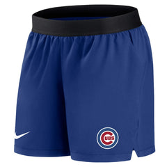 Chicago Cubs Nike Women's Authentic Collection Team Performance Shorts - Royal Shorts