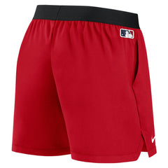 Los Angeles Angels Nike Women's Authentic Collection Team Performance Shorts - Red Shorts