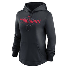 Cleveland Guardians Nike Women's Authentic Collection Pregame Performance Pullover Hoodie - Navy Hoodies