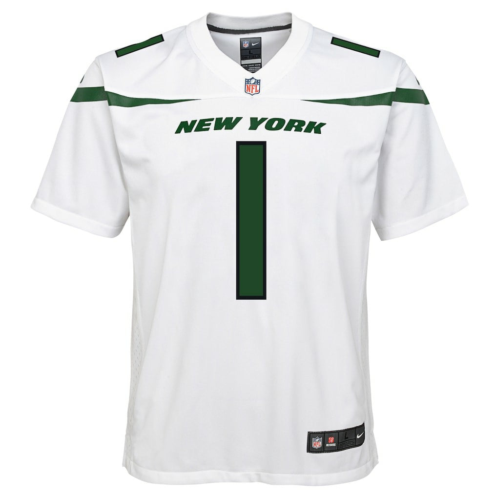 Ahmad Sauce Gardner New York Jets Youth Game Jersey - White Jerseys