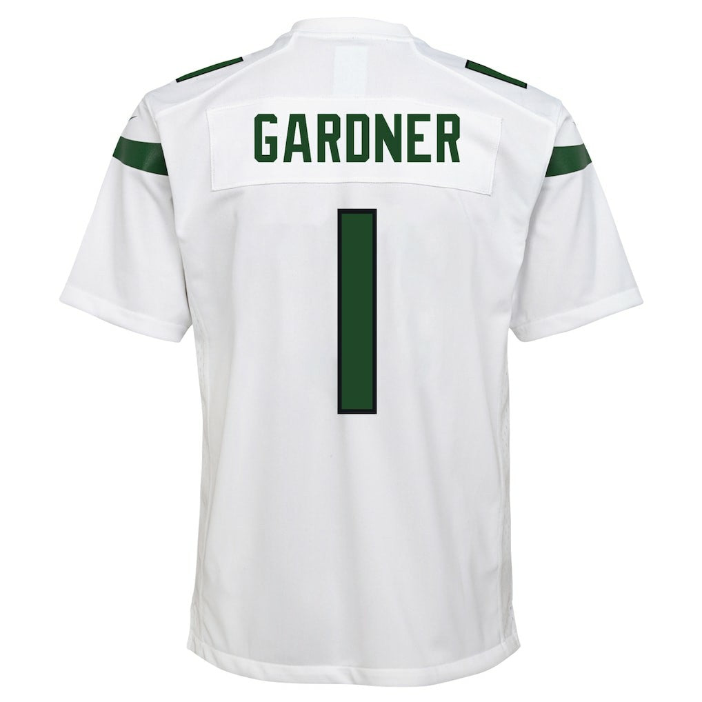 Ahmad Sauce Gardner New York Jets Youth Game Jersey - White Jerseys