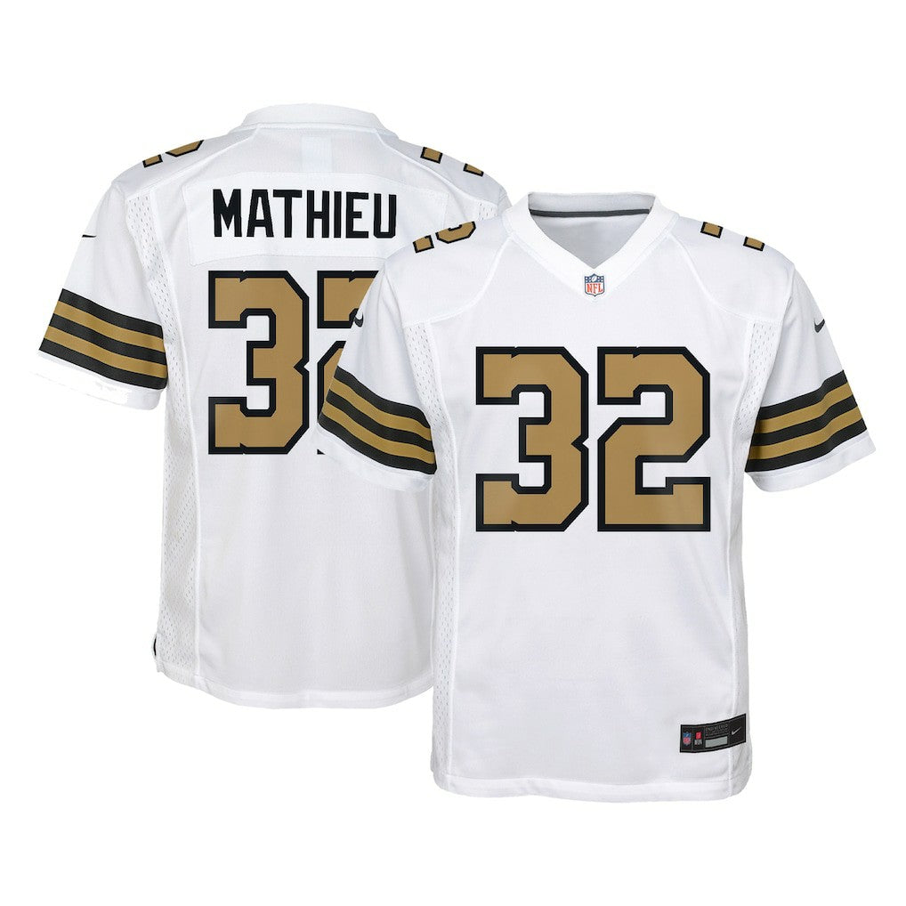 Tyrann Mathieu New Orleans Saints Youth Game Jersey - White Jerseys