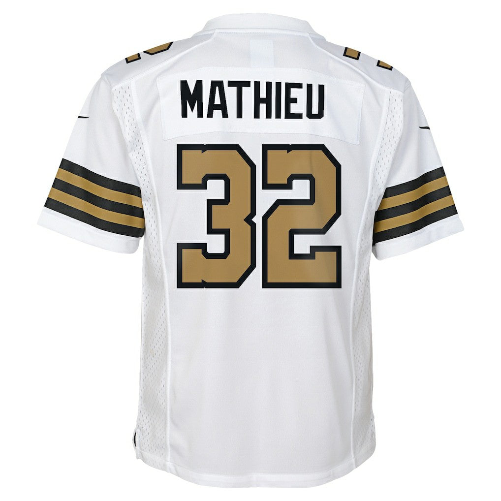 Tyrann Mathieu New Orleans Saints Youth Game Jersey - White Jerseys