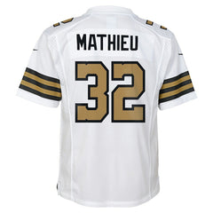 Tyrann Mathieu New Orleans Saints Youth Game Jersey - White Jerseys