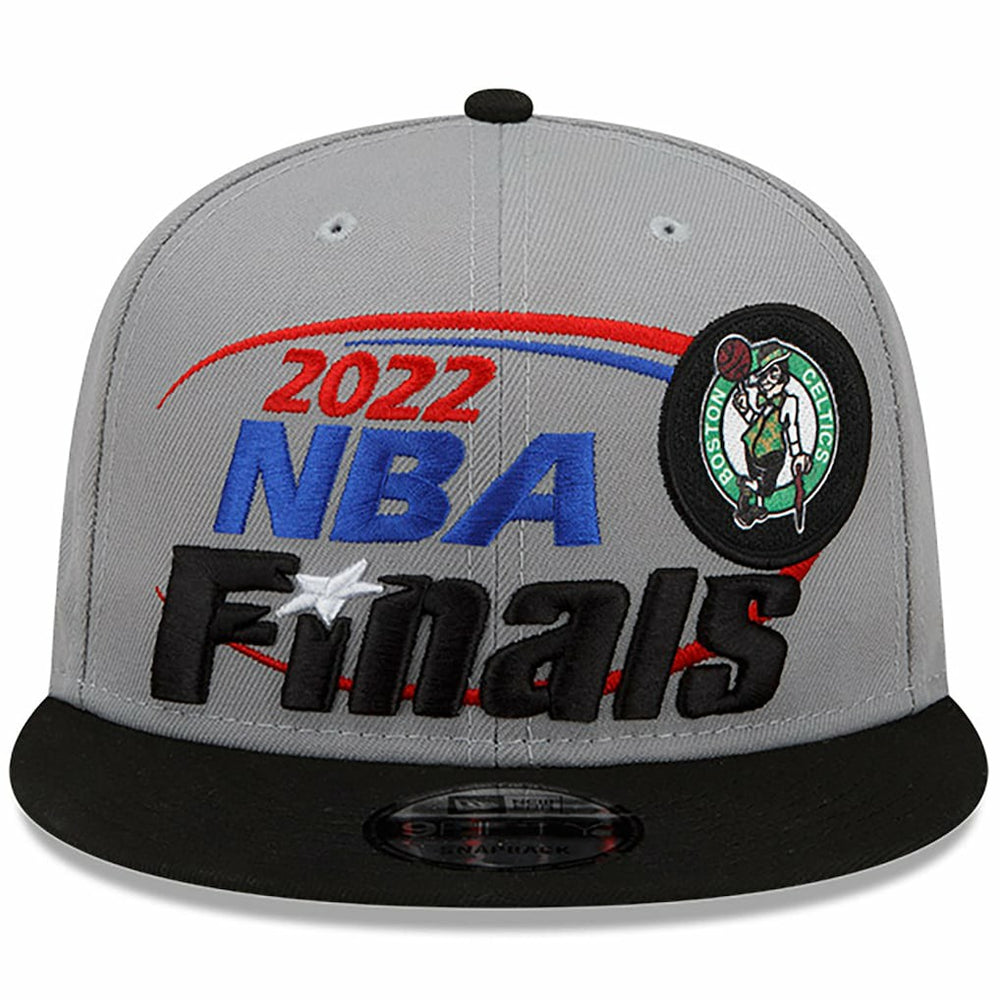 Boston Celtics 2022 Eastern Conference Champions Locker Room 9FIFTY Snapback Adjustable Hat Gray/Black - New Era