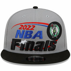 Boston Celtics 2022 Eastern Conference Champions Locker Room 9FIFTY Snapback Adjustable Hat Gray/Black - New Era