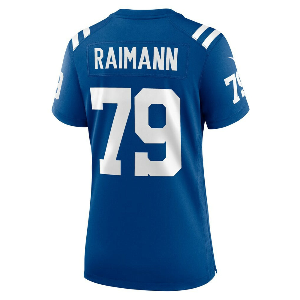 Bernhard Raimann Indianapolis Colts Women's Player Game Jersey - Royal Jerseys