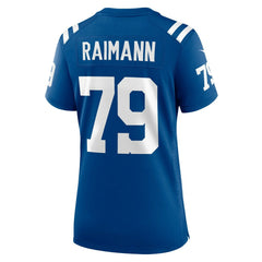 Bernhard Raimann Indianapolis Colts Women's Player Game Jersey - Royal Jerseys