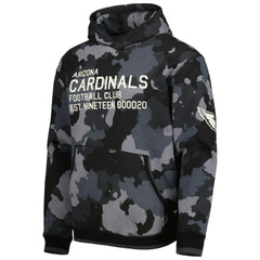 Arizona Cardinals The Wild Collective Camo Pullover Hoodie - Black Hoodies
