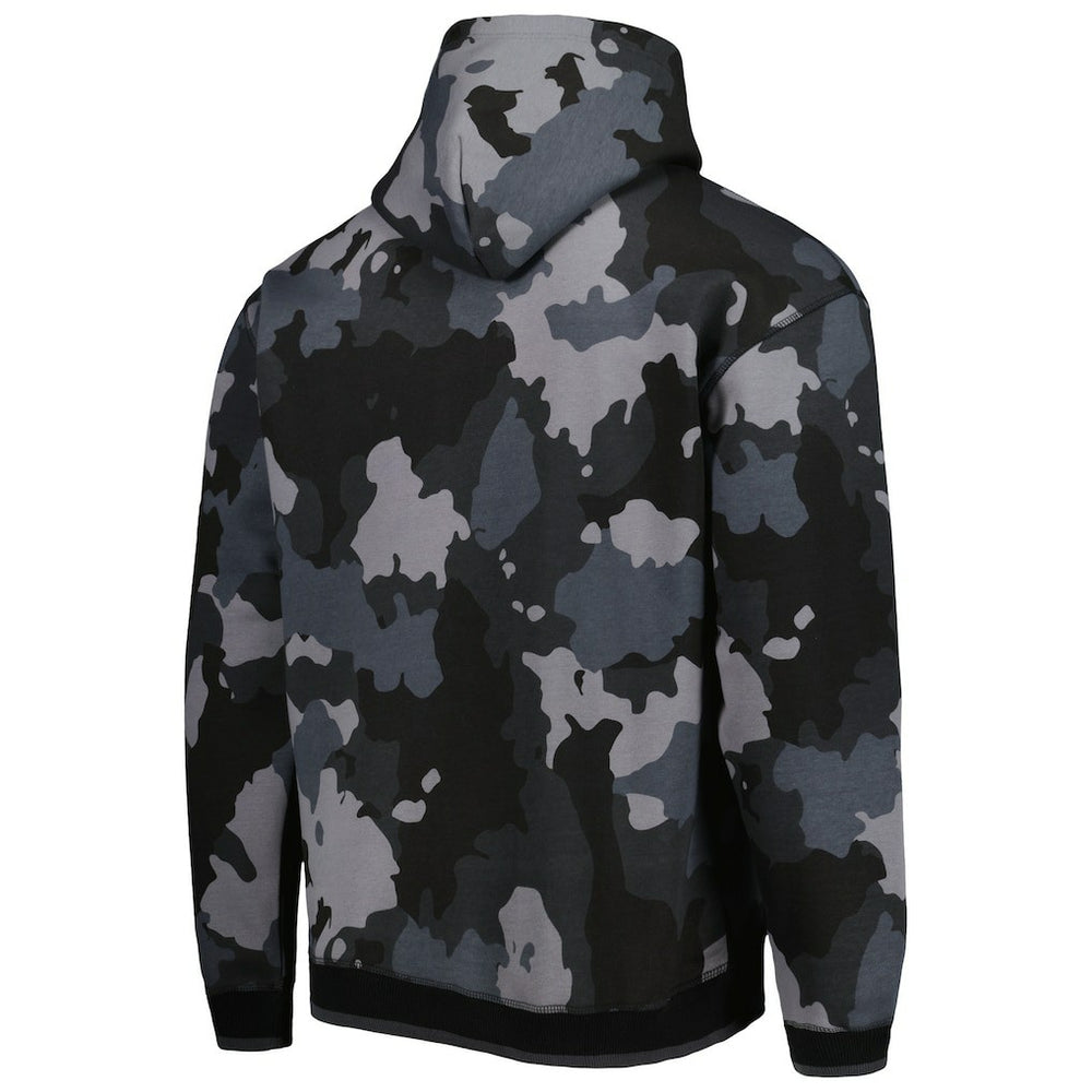 Las Vegas Raiders The Wild Collective Camo Pullover Hoodie - Black Hoodies