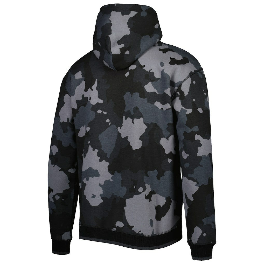 New England Patriots The Wild Collective Camo Pullover Hoodie - Black Hoodies