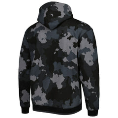 New Orleans Saints The Wild Collective Camo Pullover Hoodie - Black Hoodies