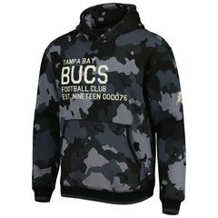 Tampa Bay Buccaneers The Wild Collective Camo Pullover Hoodie - Black Hoodies