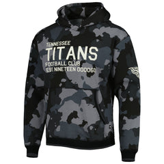 Tennessee Titans The Wild Collective Camo Pullover Hoodie - Black Hoodies