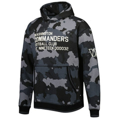 Washington Commanders The Wild Collective Camo Pullover Hoodie - Black Hoodies