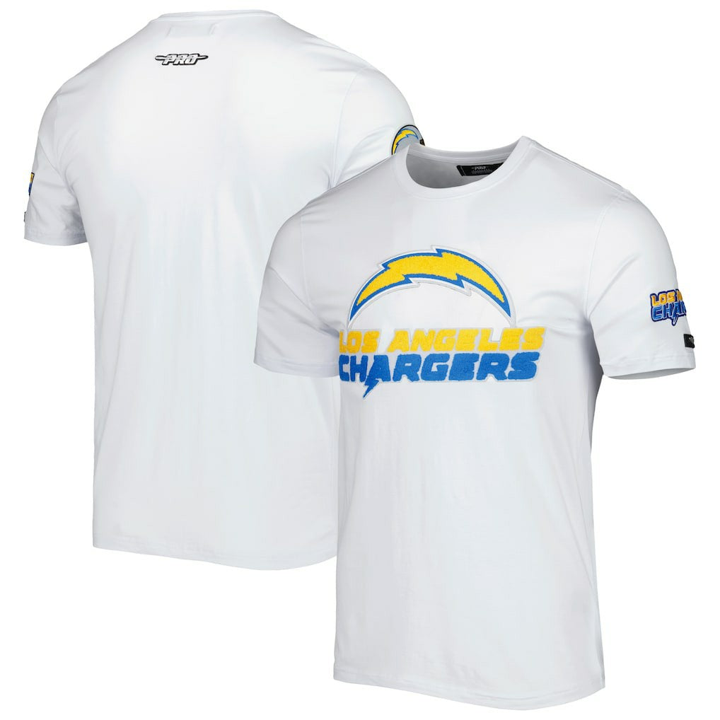 Los Angeles Chargers Pro Standard Mash Up T-Shirt - White T-shirts