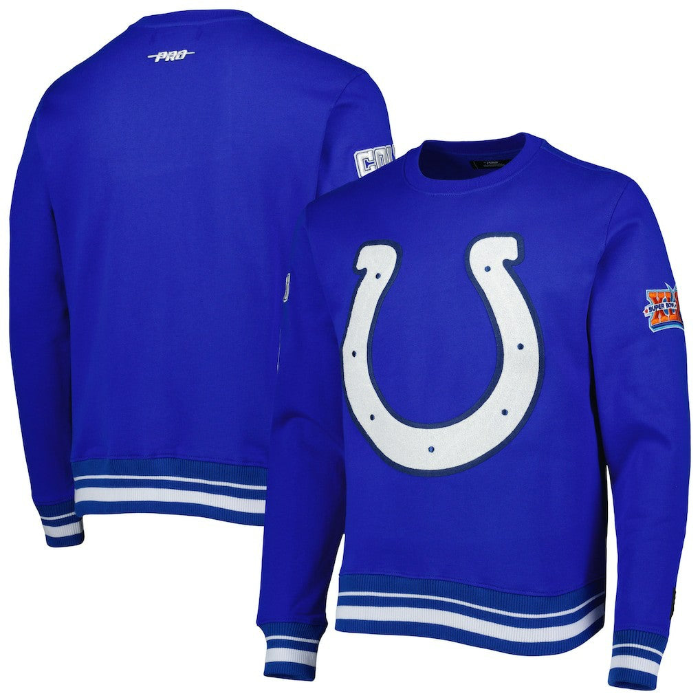 Indianapolis Colts Pro Standard Mash Up Pullover Sweatshirt - Royal Pullover