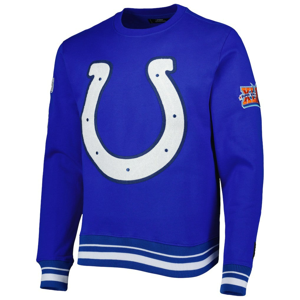 Indianapolis Colts Pro Standard Mash Up Pullover Sweatshirt - Royal Pullover
