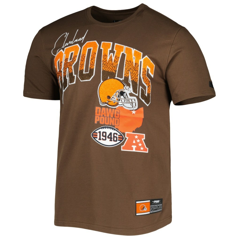 Cleveland Browns Pro Standard Hometown Collection T-Shirt - Brown T-shirts