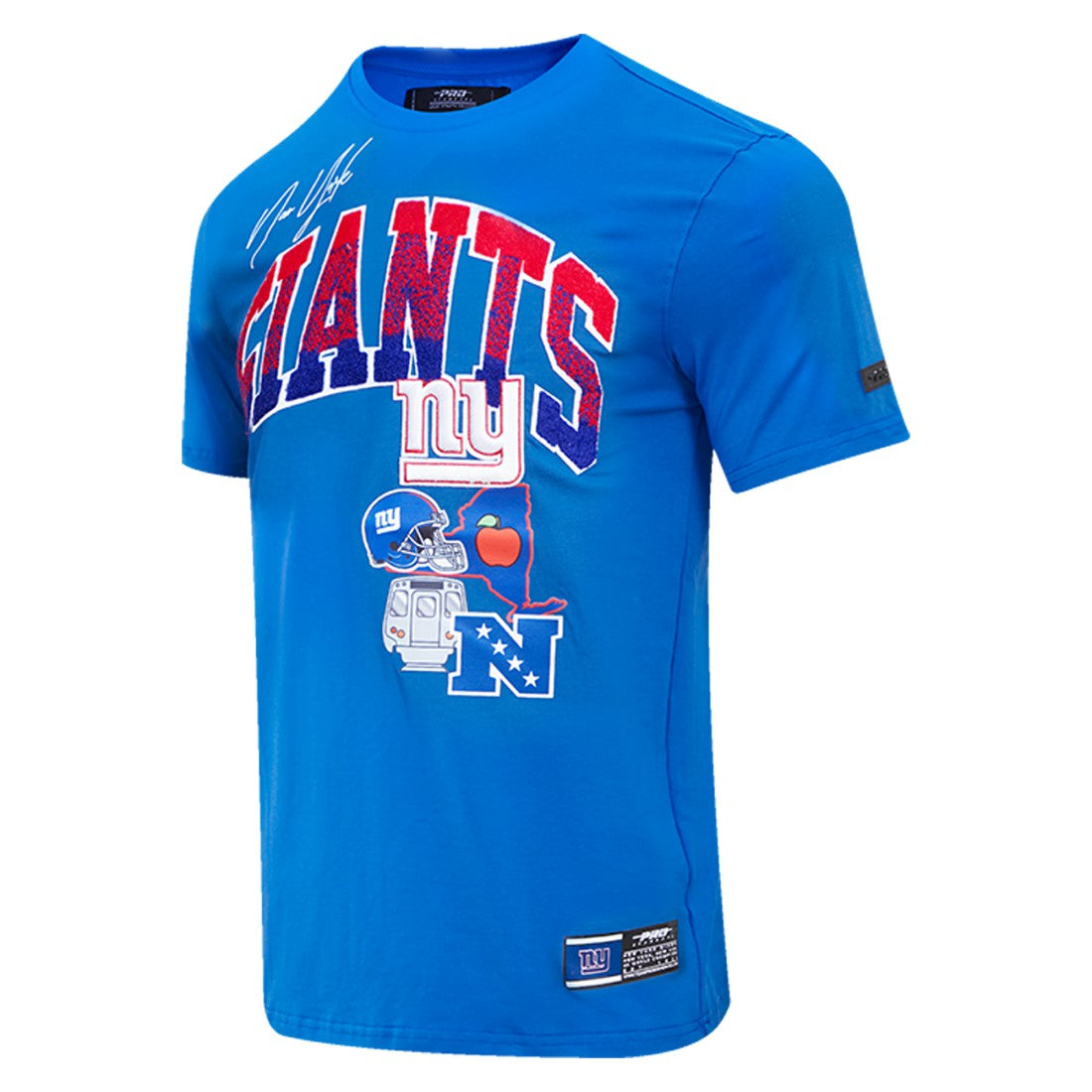 New York Giants Pro Standard Super Bowl XLVI Patch Hometown Collection T-Shirt - Royal T-shirts
